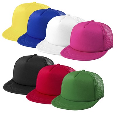 Cap 5 panel with padded vis