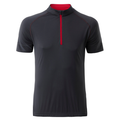 James & Nicholson Mens Bike-T Half Zip