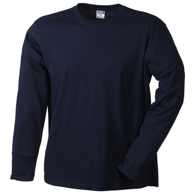 James & Nicholson Mens Long-Sleeved Medium