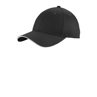 Port & Company Unstructured Sandwich Bill Cap.: OSFA