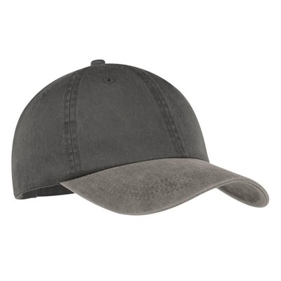 Port & Company -Two-Tone Pigment-Dyed Cap.: OSFA