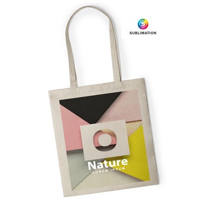 Tote bag made for sublimation print polyester soft touch material Prosum